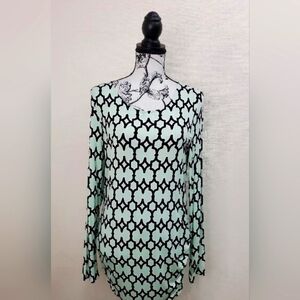 Dana Buchman ruched tunic size large